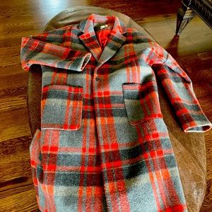 Flannel Fall coat by dRA out of LA. Size XS